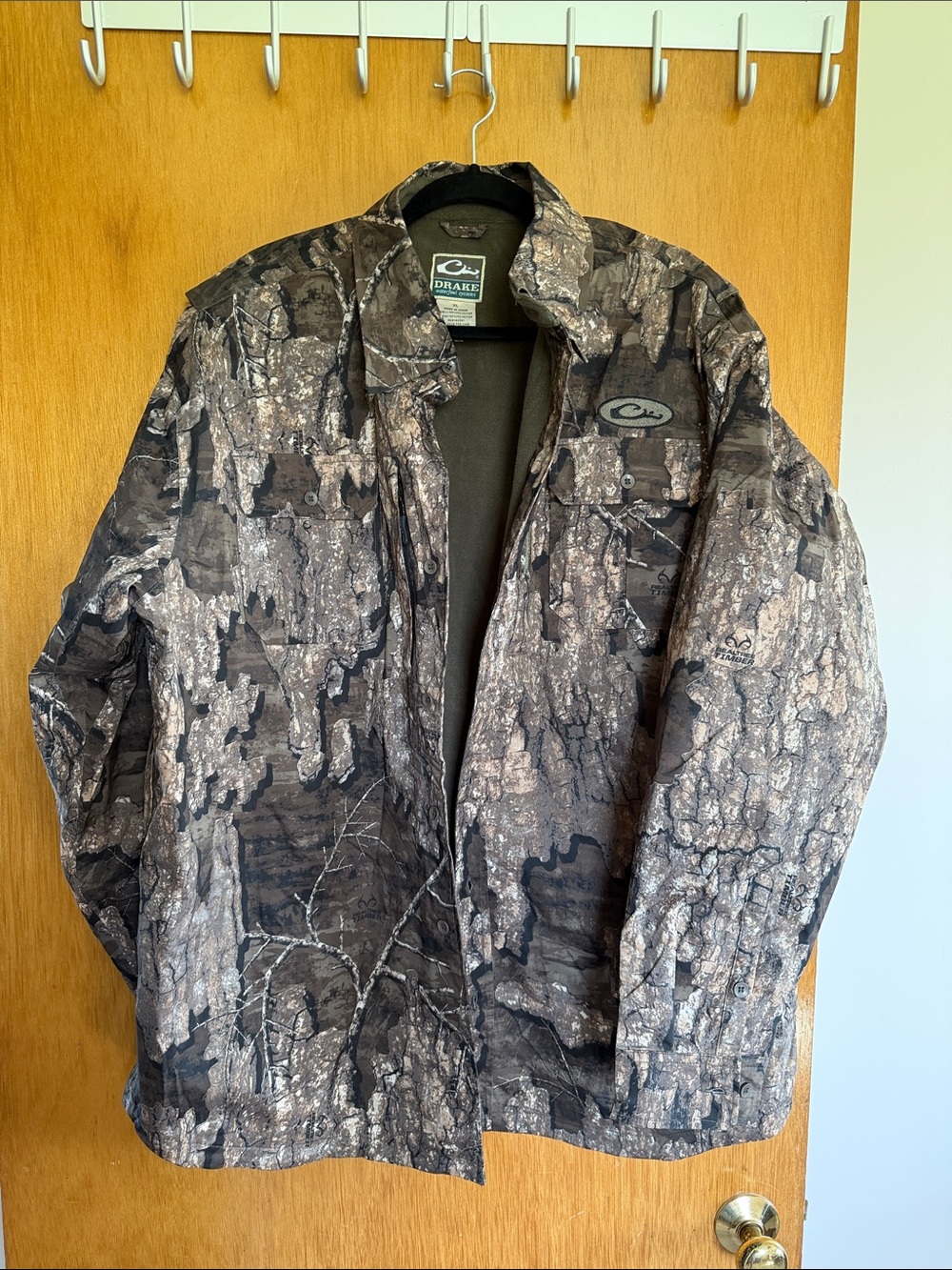 Drake Men's Camouflage Field Jacket - Brown/Gray